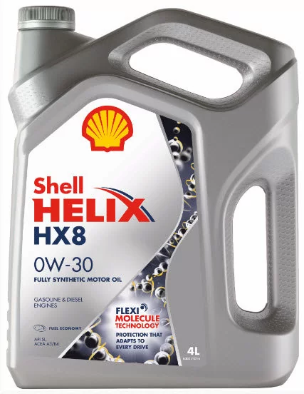SHELL HELIX HX8 0W-30 4L