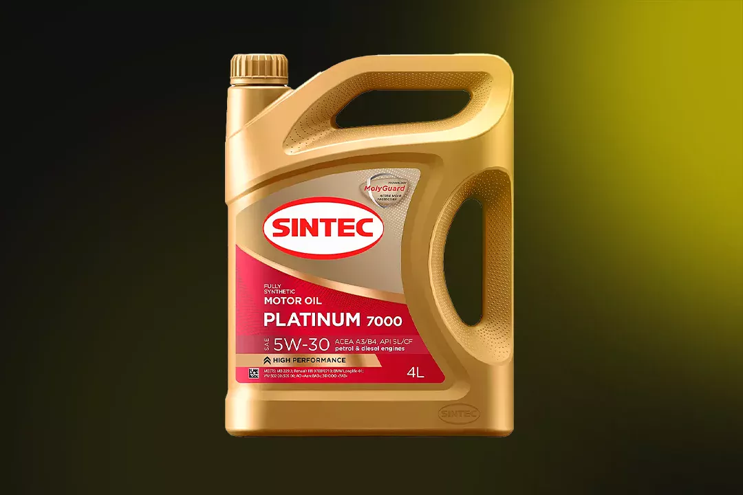 600144 Sintec 5W30 Platinum 7000 A3/B4 SL/CF синтетическое 4 л.